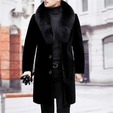 furcollarcoat, fur coat, Collar, Plus Size