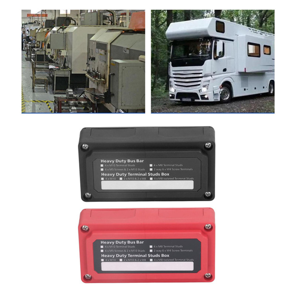 Bus Bar Box Heavy-Duty Module Design Power Distribution Block With 4 ...