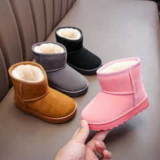 Slip-On, velvet, Winter, short boots