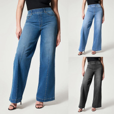 trousers, pants, Women jeans, widelegjean