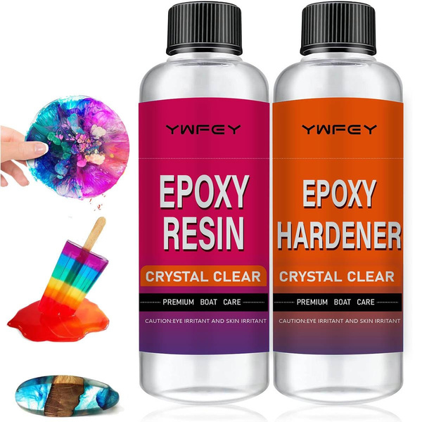 100/120/150/200/250ml Crystal Clear Epoxy Resin and Hardener for Craft