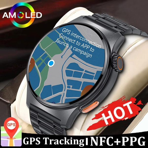 New ECG+PPG Sport Fitness Smart Watch Men GPS Motion Track Bracelet NFC  Clock Waterproof Bluetooth Call Smartwatch For Android IOS