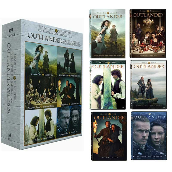 Outlander Complete Series Season 1-6 1 2 3 4 5 6 1-3 DVD Movies Show ...