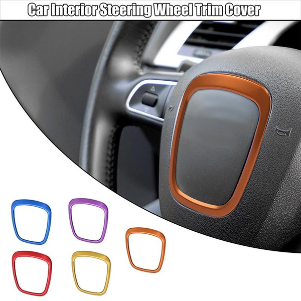 Car ABS Steering Wheel Trim Interior Decoration Accessories