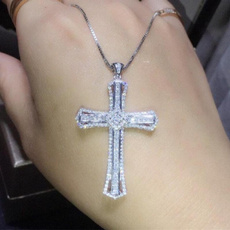 Sterling, Fashion, Cross necklace, necklace women