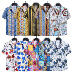 Summer, Plus Size, beachshirt, print shirt