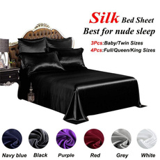 beddingkingsize, summerquilt, satinsilksheet, Home & Living