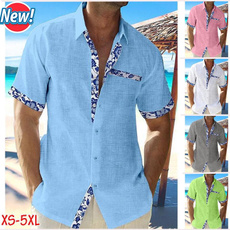 Plus Size, beachshirt, short sleeves, casual shirt