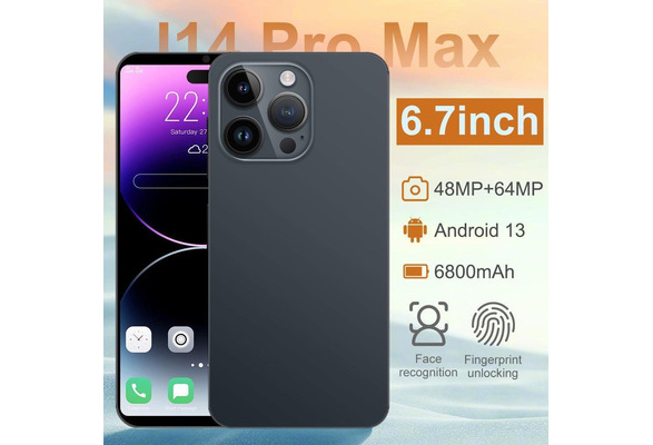 2023 Global Version i14 Pro Max 5G Smartphone 16G+1TB 7.3 inch Cellular  8000mAh Phone 5G Network 50MP Unlocked Dual SIM Phone