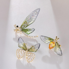 dragon fly, brooches, crystalbrooche, Pins