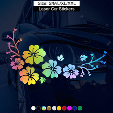 Beautiful, Car Sticker, Flowers, autosticker