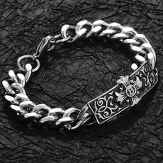 Charm Bracelet, Steel, Titanium Steel Bracelet, Jewelry