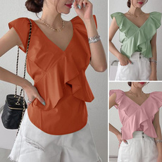 vesttop, Women Vest, crop top, ruffled