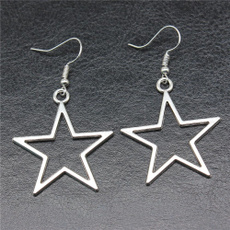 Antique, Fashion, stainless steel earrings, Simple