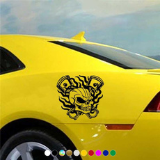 Car Sticker, Fashion, skull, Cars