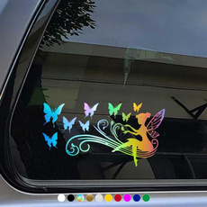 butterfly, Car Sticker, autosticker, elve
