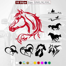 Car Sticker, horse, Stickers & Decals, Cowboy