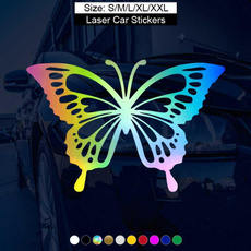 Beautiful, butterfly, autosticker, carbody