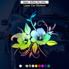 Beautiful, Car Sticker, Decor, Flowers
