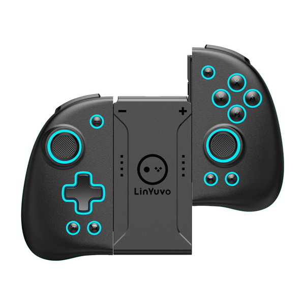 LinYuvo Wireless JoyCon Game Controller Analog Stick No Drifting RGB