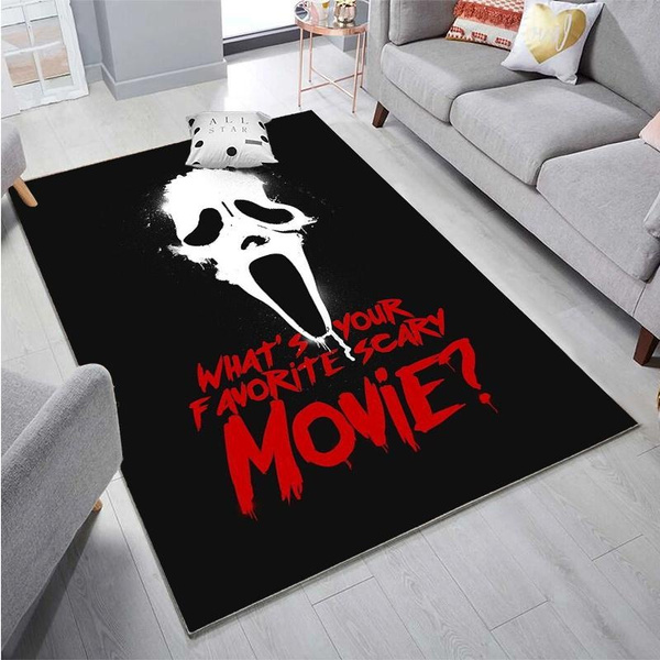 Ghostface Scary Killer square Kids Rug carpet floormat Outdoor Floor ...