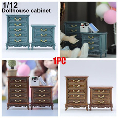 Decor, dollminiaturebedsidetable, modelcabinet, doll