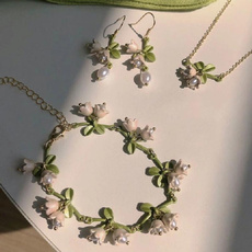 925silverjewelryset, Summer, summerbeach, necklacebraceletearringsset