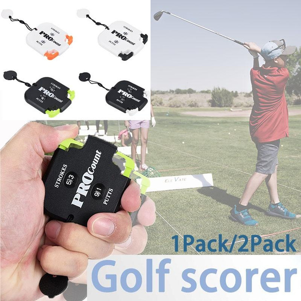 1Pack/2Pack Professional Mini Golf Score Stroke Counter Compact Scorer ...