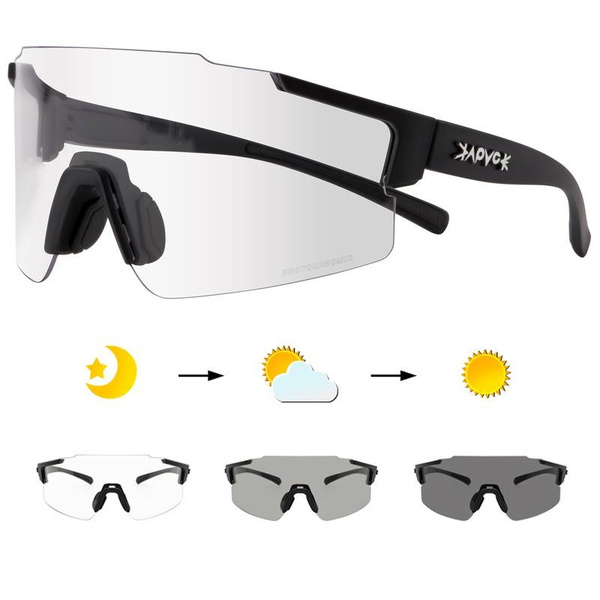 Photochromic Sunglasses Men Sports Bike Glasses Women Outdoor