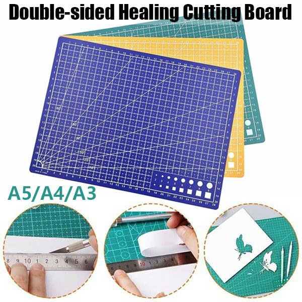 A3/A4/A5 Two-sided Cutting Mat Sewing Mat Single Side Craft Mat Cutting  Board for Fabric Sewing and Crafting DIY Art Tools