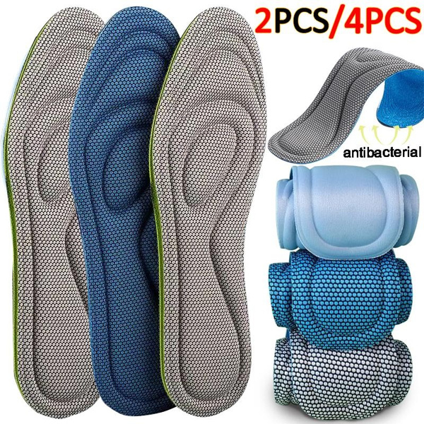 SOLETTE MEMORY FOAM CARBONIO ARGENTO Plantare Massaggiante Per Scarpe Uomo Donna - Foto 6