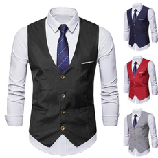 workshirt, Vest, slim, menvest
