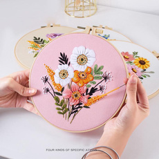 Kit, embroiderycrossstitch, Flowers, flowerpatternembroiderykit