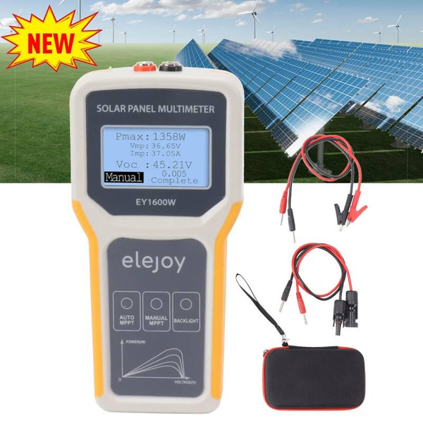 Tester Pannelli Solari FrogBro FB673PV - Multimetro Fotovoltaico 800W Con Display LCD