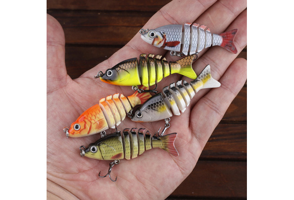 6cm Mini Jointed Swimbait Fishing Lures 4.7g Fish Bait for Bass