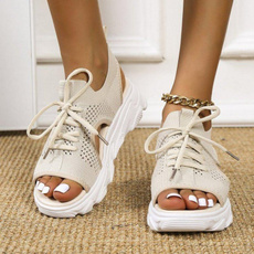 Summer, Flip Flops, Sandals, Lace