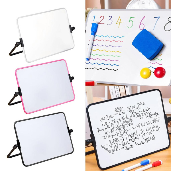 Magnetic Small Whiteboard, Mini A3 Whiteboard 42x30cm Double-Sided ...