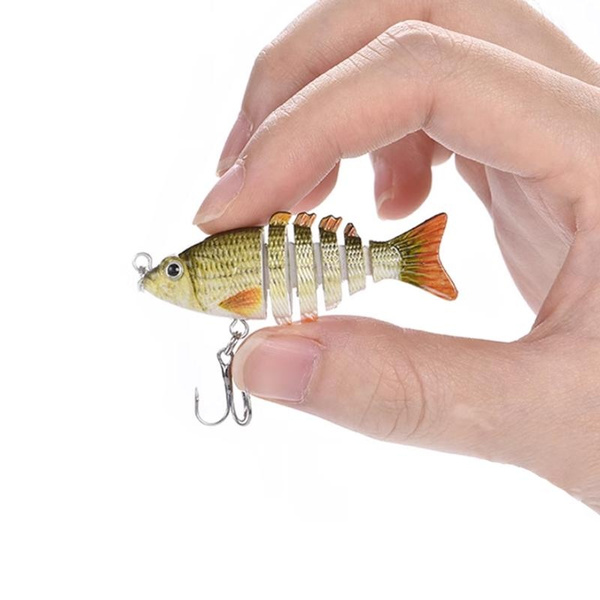 Small Fishing Lures for Bass Trout Multi Jointed Swimbaits Slow Sinking