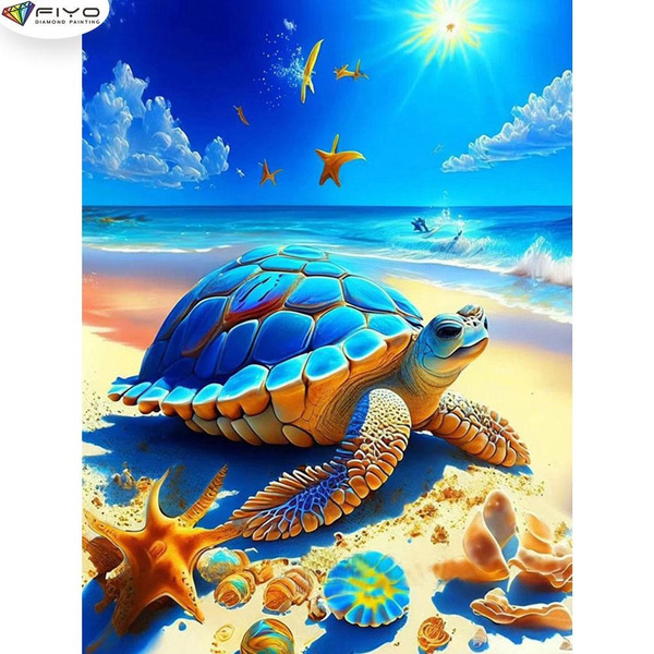 Diy 5d Sea Turtle Diamond Painting Kits For Adults Full Drill