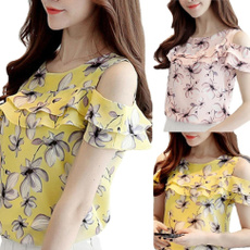 blouse, Summer, off shoulder top, Fashion
