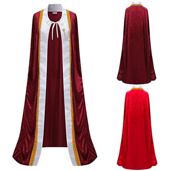 King Robe Halloween Costume Medieval Prince King Costume Cape,King ...