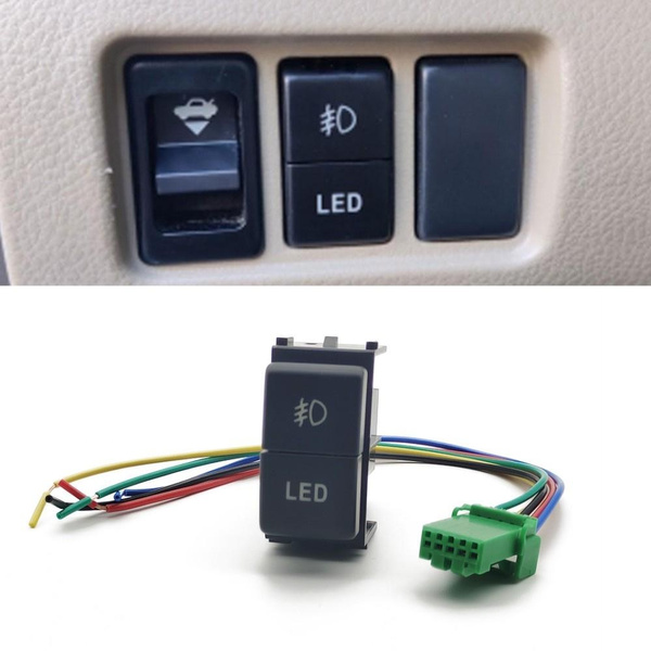 Dual Key Switch Car Front Fog Light and LED Switch for Nissan Patrol ...