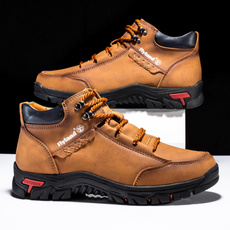 shoes men, Fashion, Leather Boots, casual leather shoes