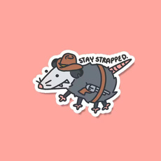 opossumcowboy, skullsticker, Cowboy, Stickers