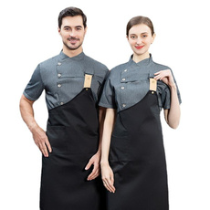 chefjacketmenshortsleeve, apron, Kitchen & Dining, Fashion