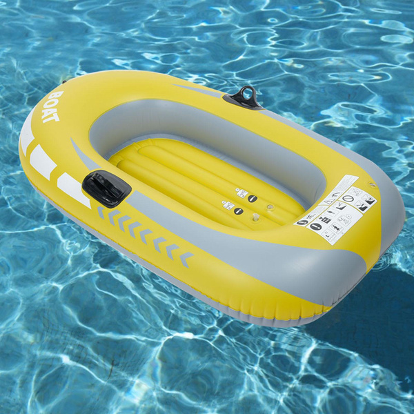 Inflatable One Man Raft KEENSO Kayaks,Inflatable Boat,Yellow PVC Inflatable One Person Rowing ...