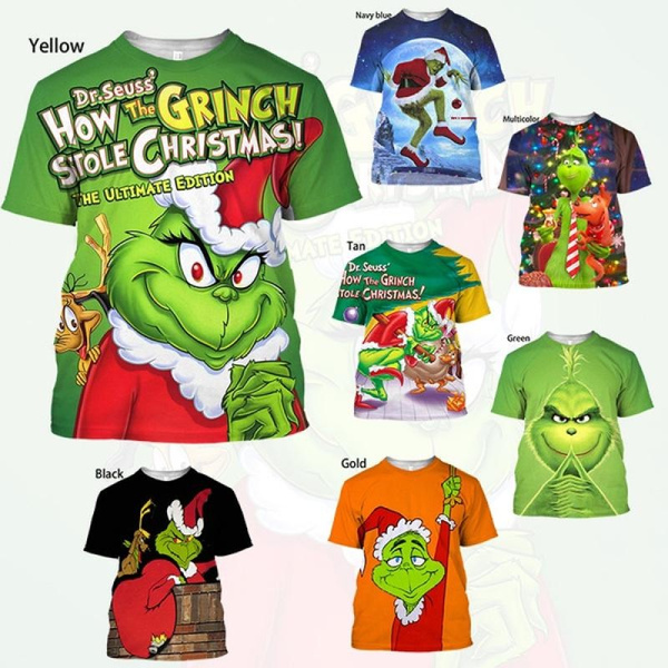 Dr. Seuss' How The Grinch Stole Christmas Hoodie All Over Print Shirt –