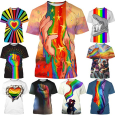 rainbow, Shorts, womenscasualtshirt, Shirt