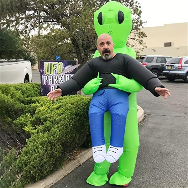 Inflatable Alien Costume Funny Cosplay Costumes Air Blow Up Costume For