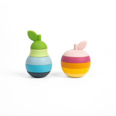 Baby, Toy, Apple, Silicone